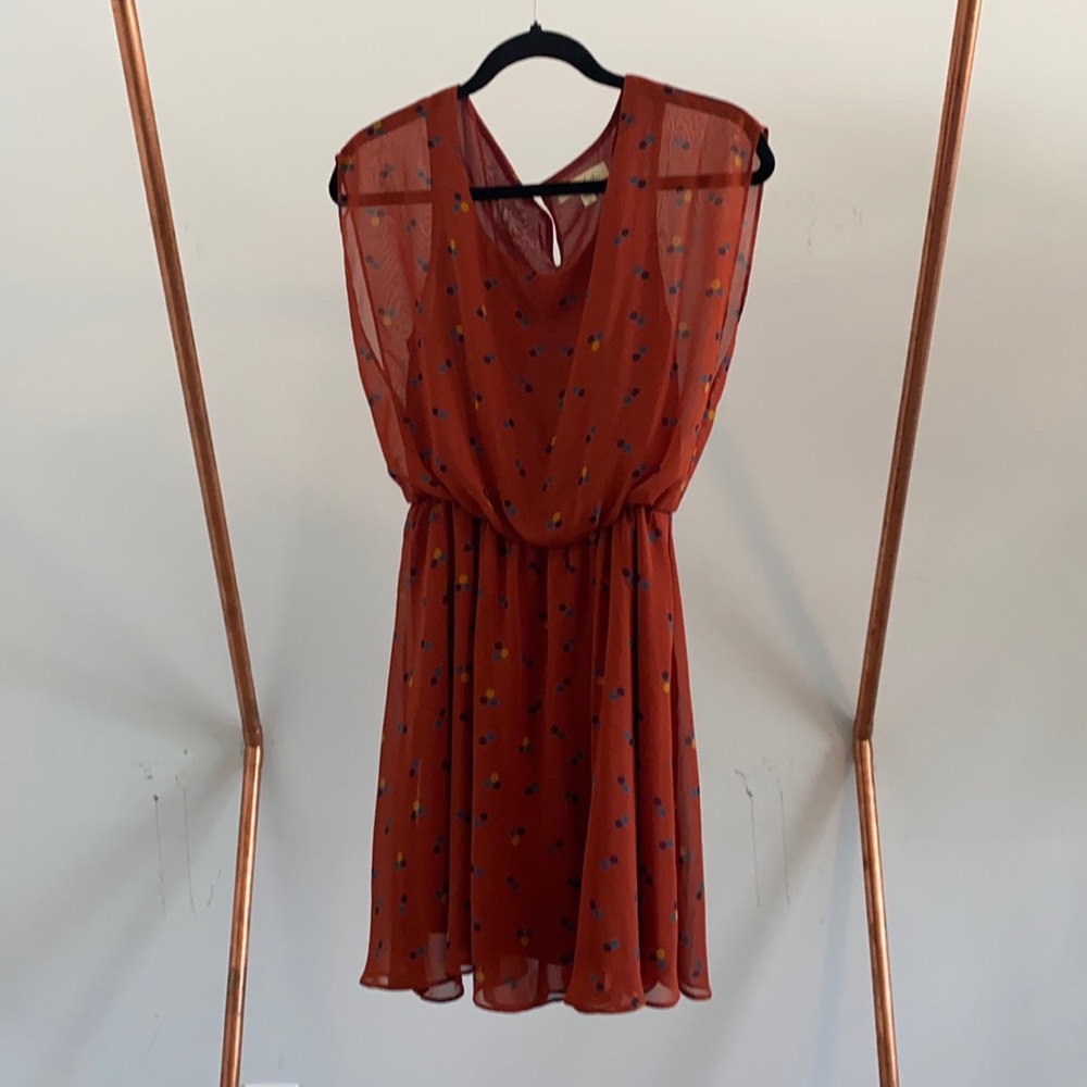 Lush sheer dress with lining